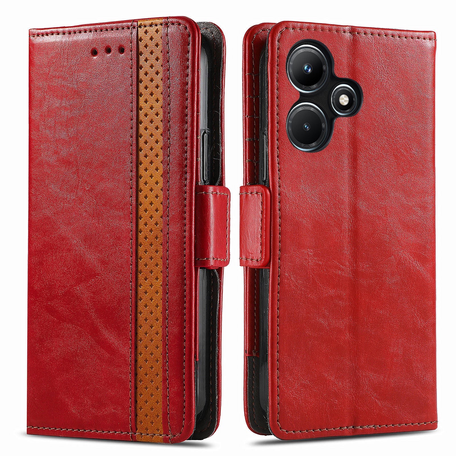 CASENEO 002 Series For Transsion Infinix Hot 30i Case PU Leather Flip Shockproof Phone Cover RFID Blocking CASENEO 002 Series For Transsion Infinix Hot 30i Case PU Leather Flip Shockproof Phone Cover RFID Blocking